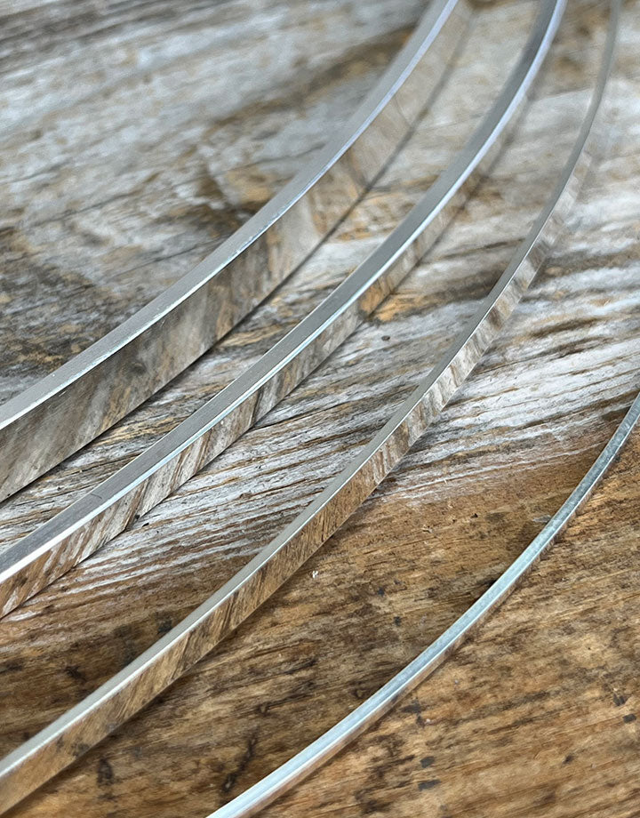 SFW = Flat/Rectangular Sterling Silver Wire