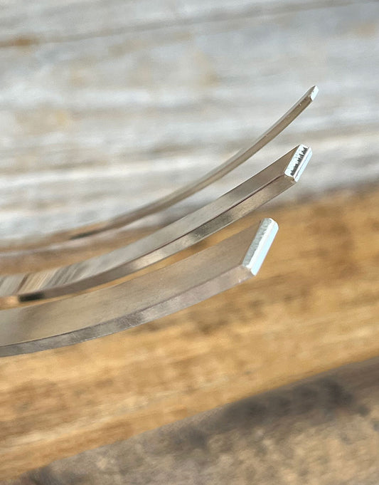 SFW = Flat/Rectangular Sterling Silver Wire