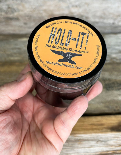 SO1103 = Hold-It! The Moldable Third Arm Solder Positioning Clay by Renee Ford Metals