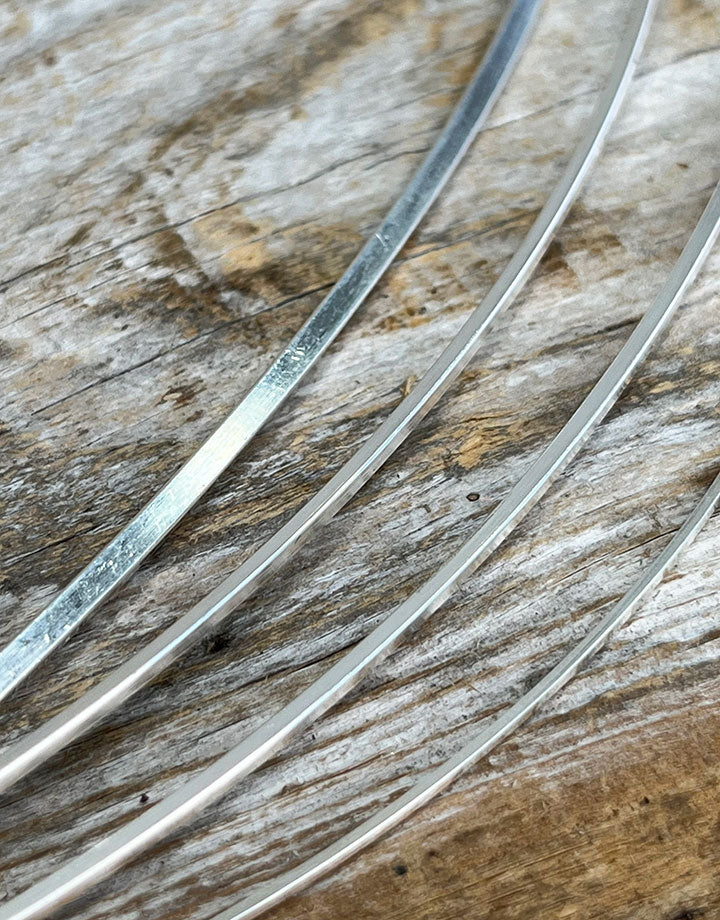 SSW = Square Sterling Silver Wire