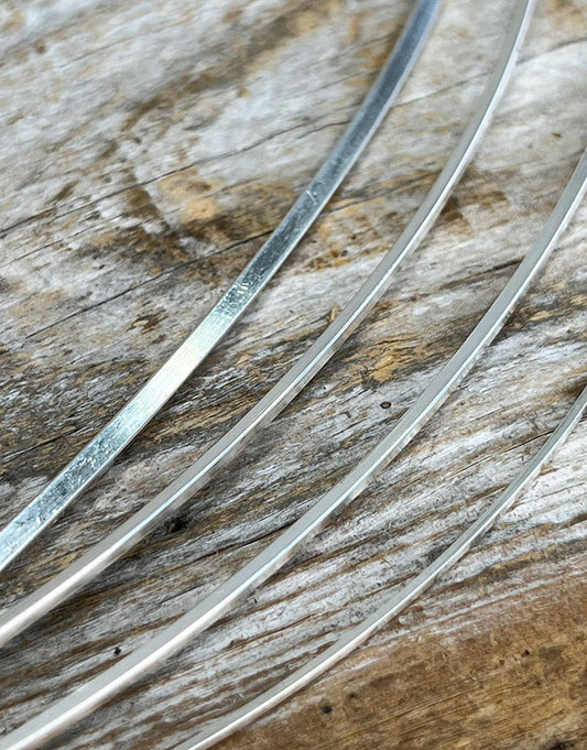 SSW = Square Sterling Silver Wire