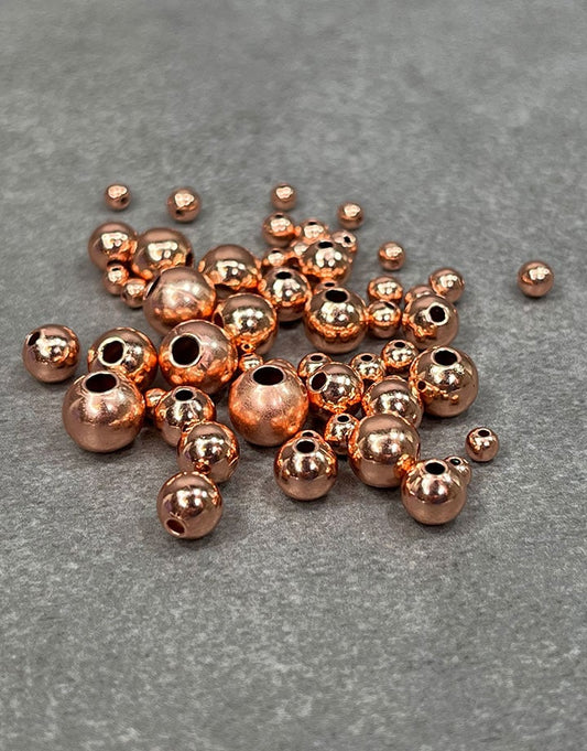 ABCU = Copper Round Beads