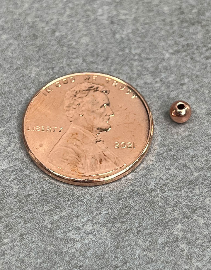 ABCU = Copper Round Beads