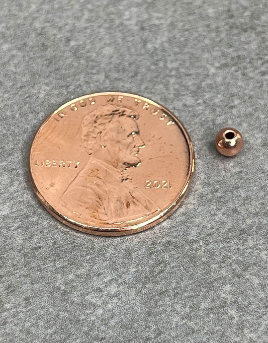 ABCU = Copper Round Beads