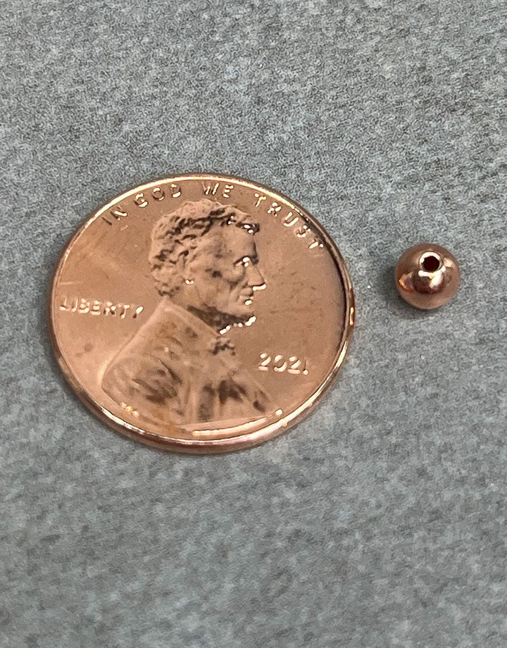 ABCU = Copper Round Beads