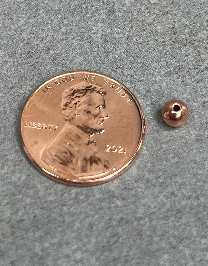 ABCU = Copper Round Beads
