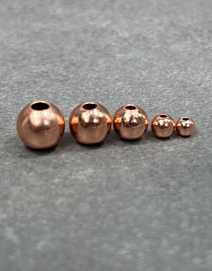 ABCU = Copper Round Beads