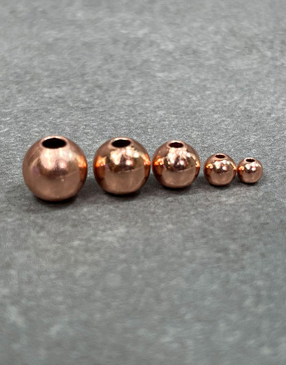 ABCU = Copper Round Beads