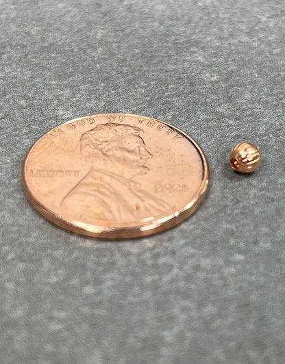 ABCU-C = Copper Corrugated Beads