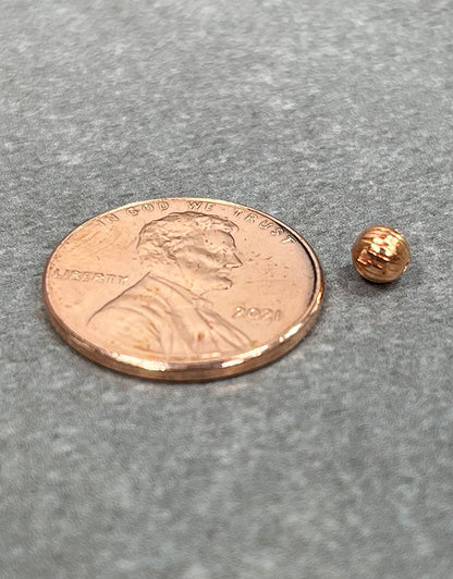 ABCU-C = Copper Corrugated Beads