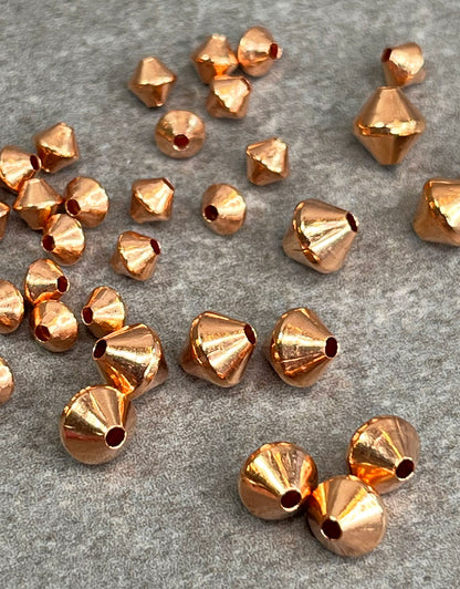 ABCU-RMX = Copper Rhombo Beads (Pkg of 100)