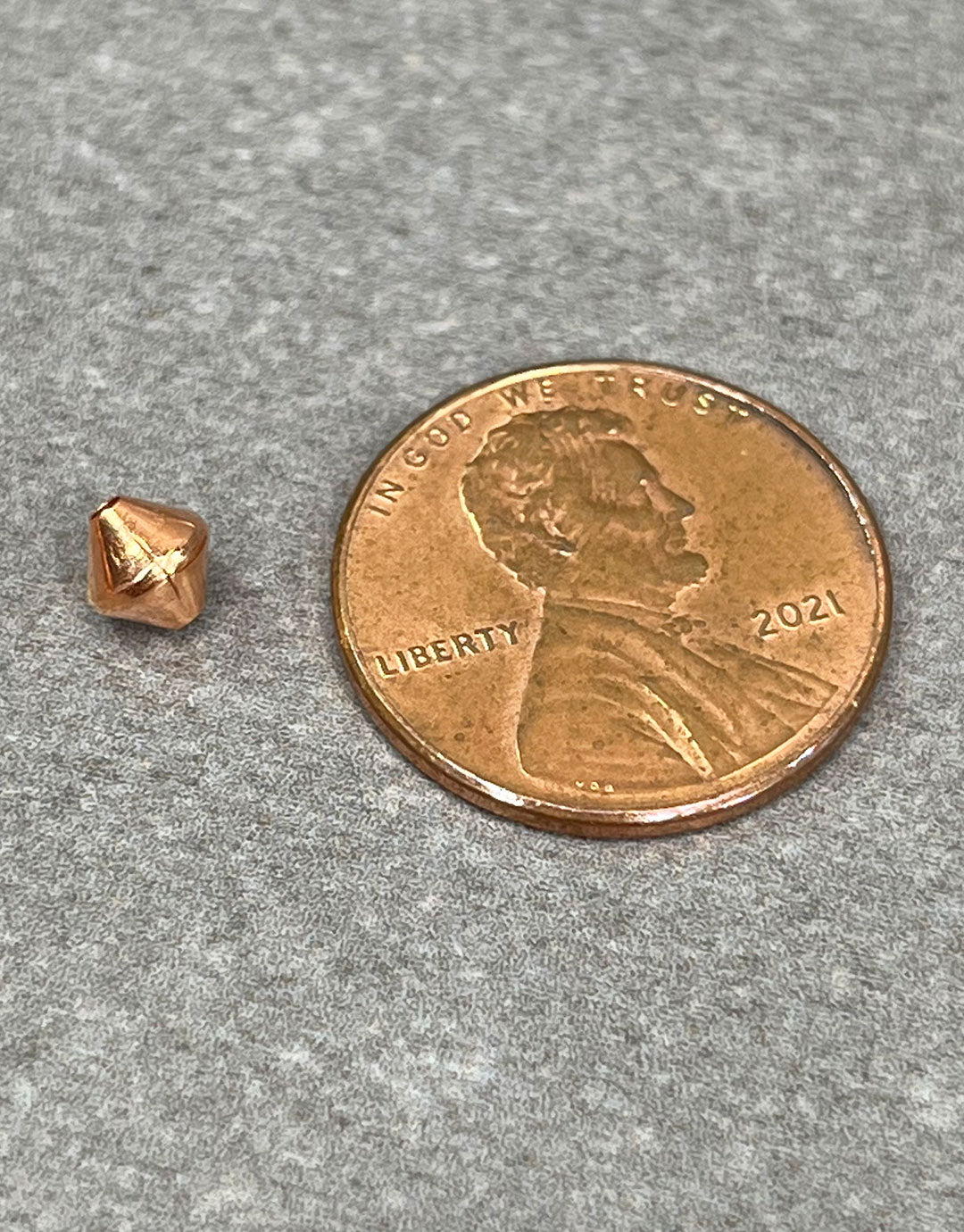 ABCU-RMX = Copper Rhombo Beads (Pkg of 100)