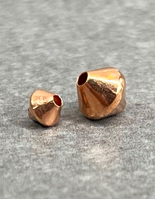 ABCU-RMX = Copper Rhombo Beads (Pkg of 100)