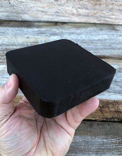 AN404 = Rubber Bench Block 4'' x 4'' x 3/4''