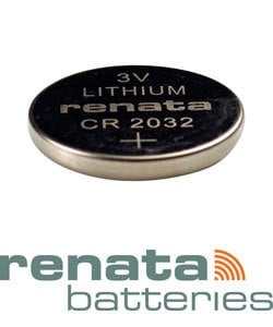 BA2032 = Battery - Renata 3v Lithium - #2032 (Pkg of 4)