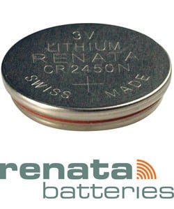BA2450 = Battery - Renata 3v Lithium - #2450 (Pkg of 10)