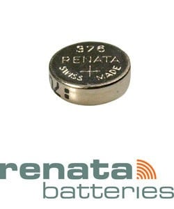 BA376 = Battery - Renata Mercury Free Watch #376 (SR626W) (Pkg of 10)