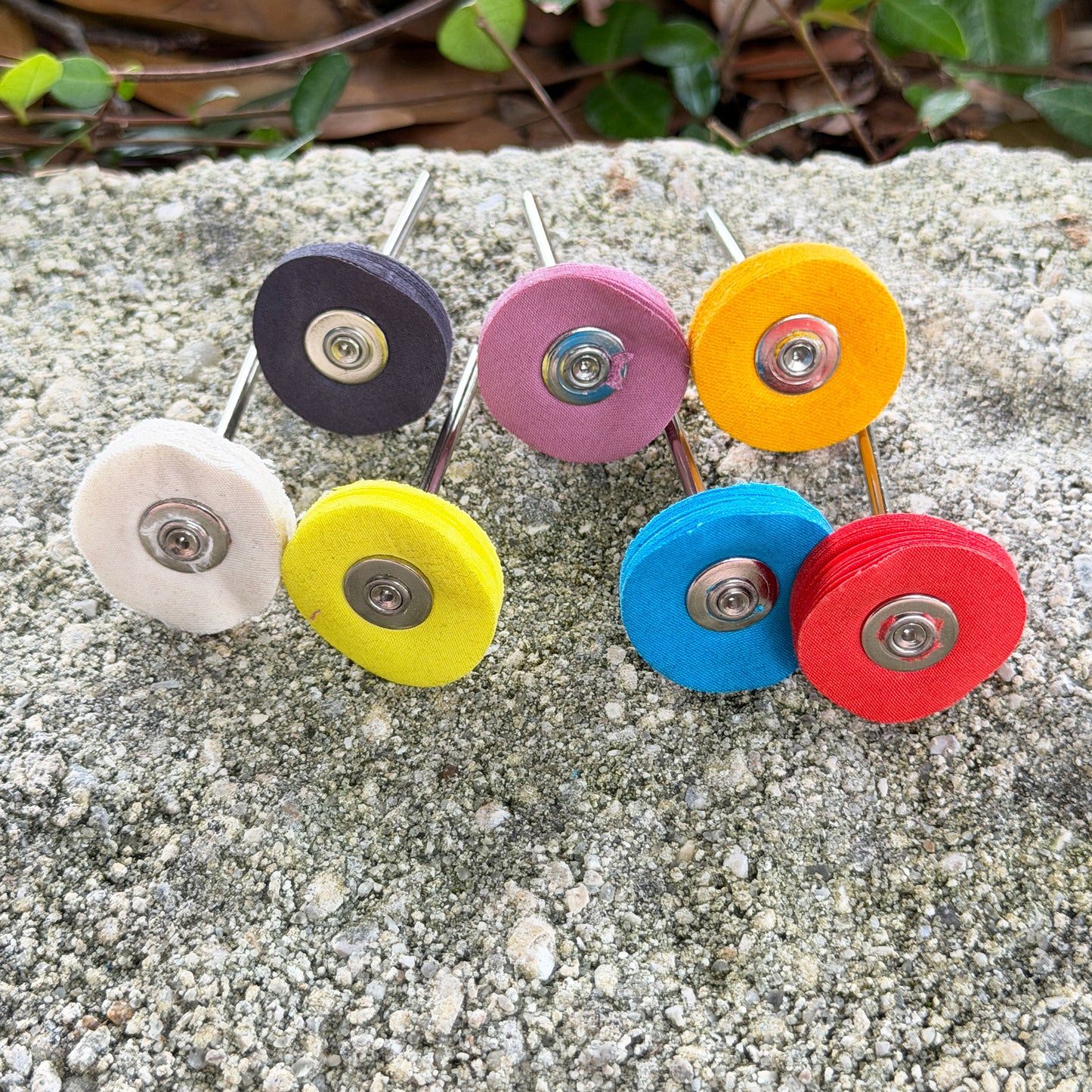 BF250X = 1" Mounted Buff for Final Polishing