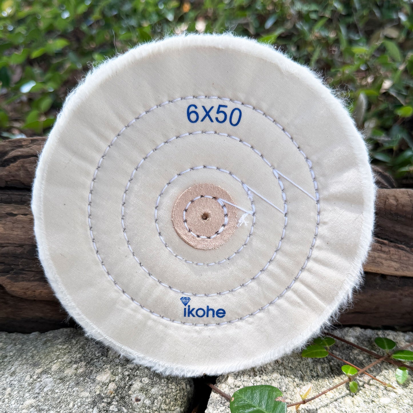 BF3006 = White 6"x 50 Buff for Final Polishing