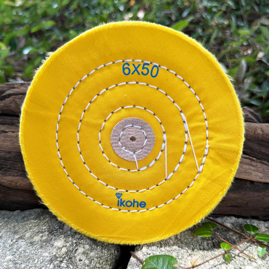 BF3106 = Yellow 6"x 50 Buff for Pre-Cutting