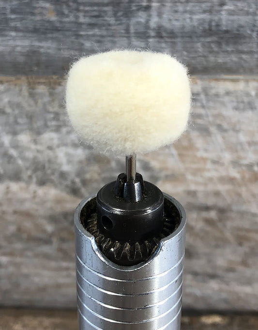 BF5702 = Mounted Cotton Polishing Buff 1" dia. (Pkg/3)