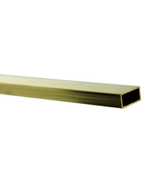 BFT03 = RECTANGULAR TUBE BRASS .014'' WALL 5/32'' x 5/16'' OD