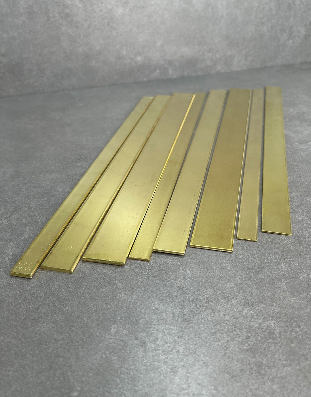 BFW = Flat Brass Strip 12" Long