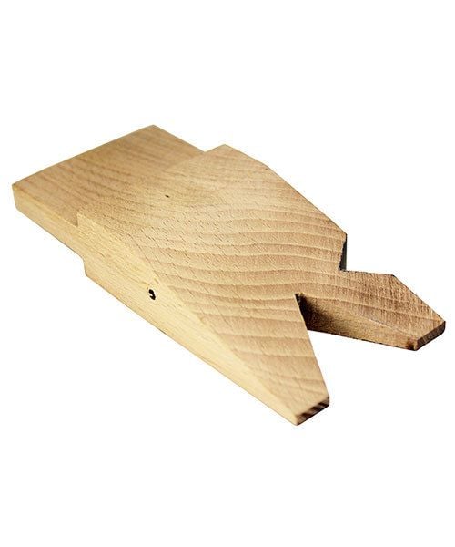 BP1028 = Wood Bench Pin with 2 ''V'' Slots