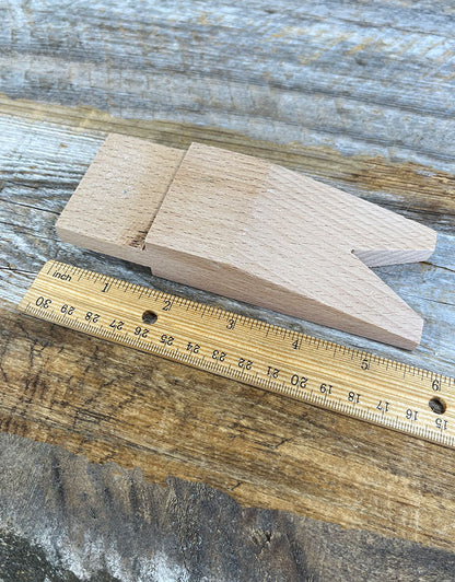 BP1038 =Wood  Bench Pin with V-Slot