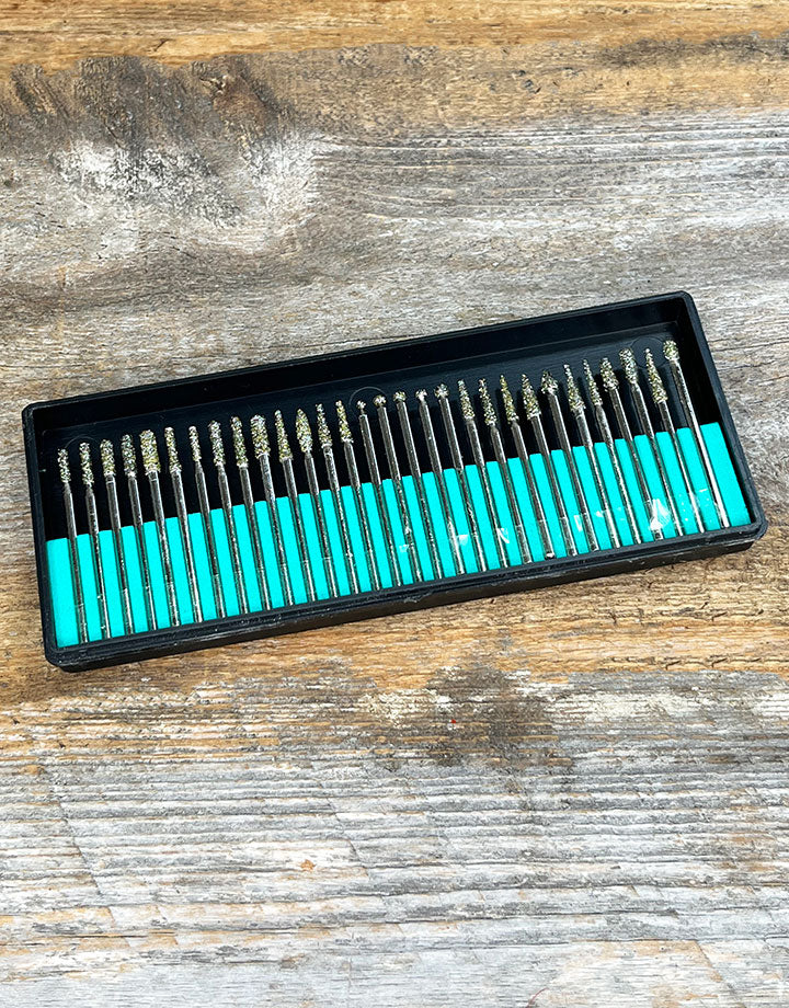 BR16060 = Diamond Bur Set 30pcs Small 46 Grit
