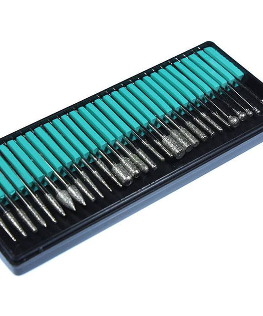 BR16071 = Diamond Bur Set 30pcs Large 120 Grit