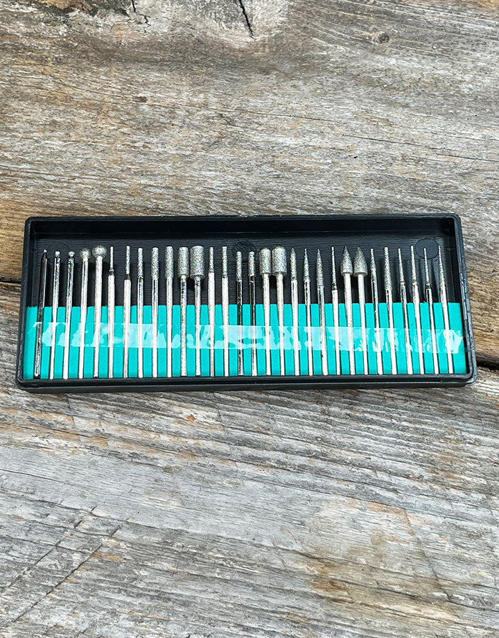 BR16071 = Diamond Bur Set 30pcs Large 120 Grit