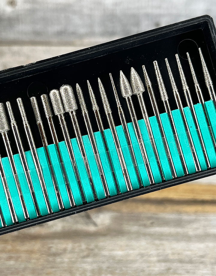 BR16071 = Diamond Bur Set 30pcs Large 120 Grit