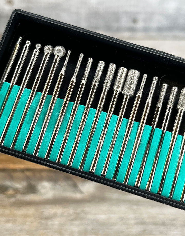 BR16071 = Diamond Bur Set 30pcs Large 120 Grit