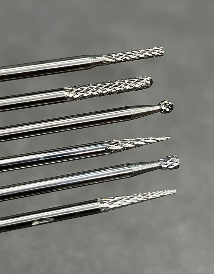 BR1900 = Dedeco Carbide Bur Set for Detail Work (6pcs)