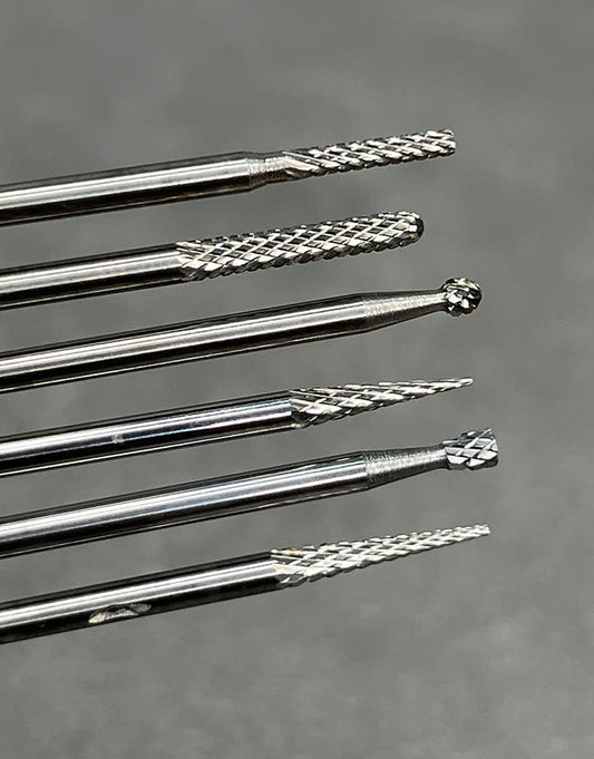BR1900 = Dedeco Carbide Bur Set for Detail Work (6pcs)