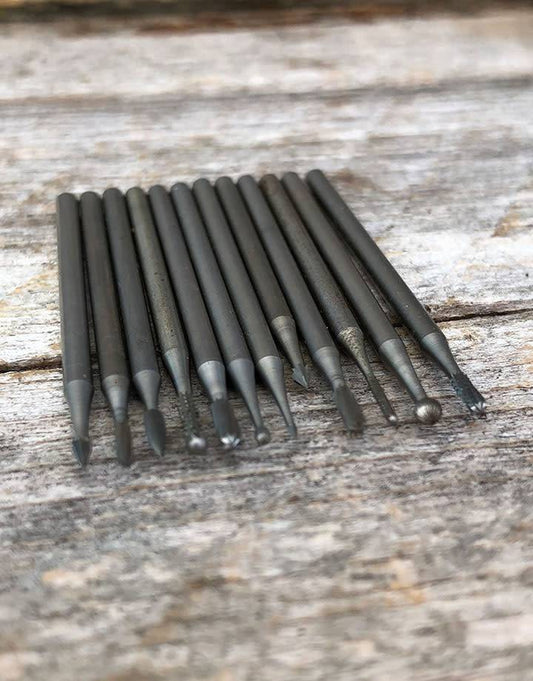 BR9300 = Wax Bur Set (12pcs) Small Size
