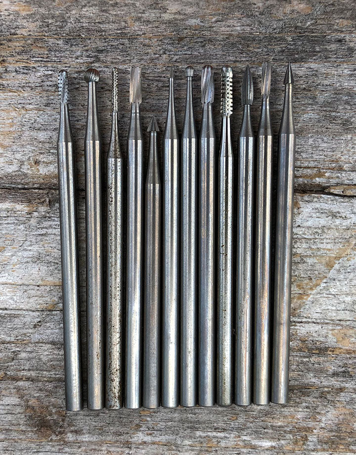 BR9300 = Wax Bur Set (12pcs) Small Size