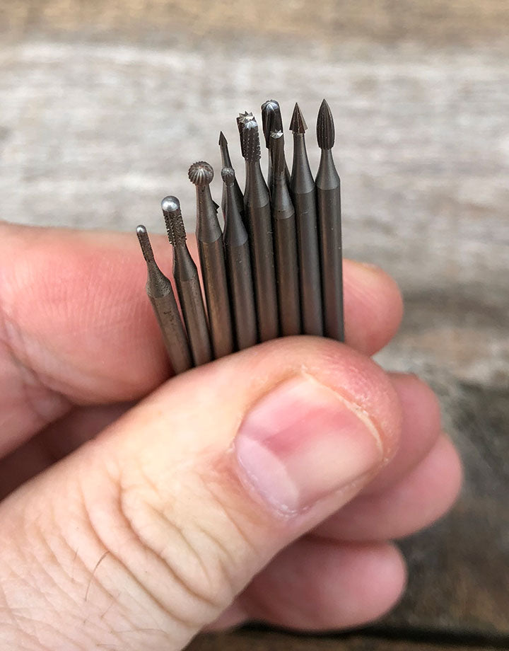 BR9300 = Wax Bur Set (12pcs) Small Size