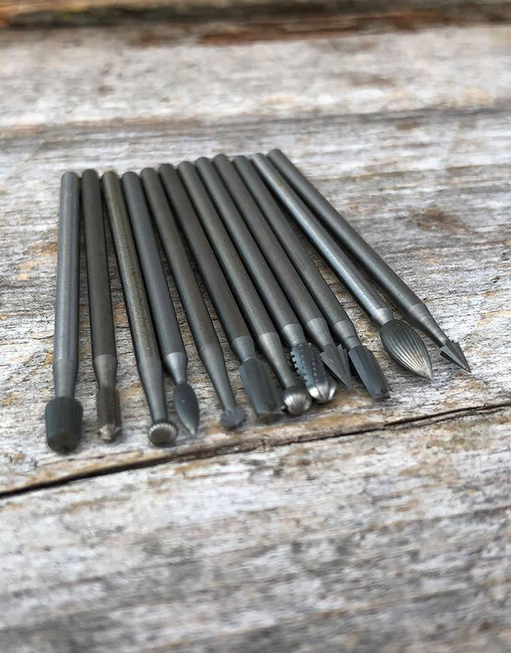 BR9350 = Wax Bur Set (12pcs) Medium Size