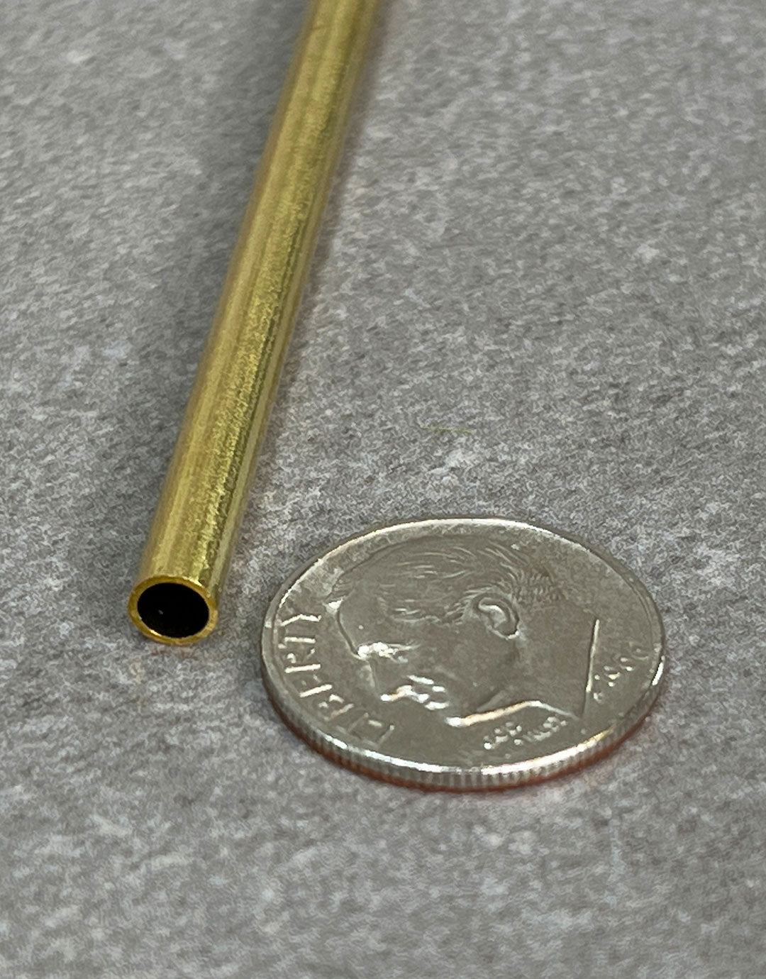 BRT0X = Yellow Brass Round Tubes 12" long **Choose Size**