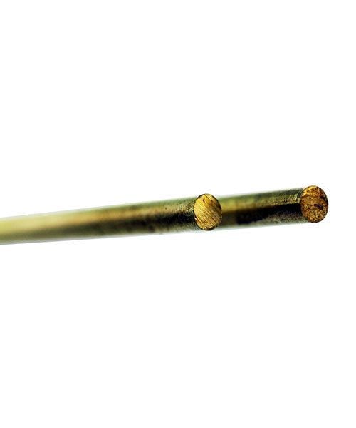 BRWR09 = BRASS ROUND ROD 12'' x .114'' diameter 2pcs per pack