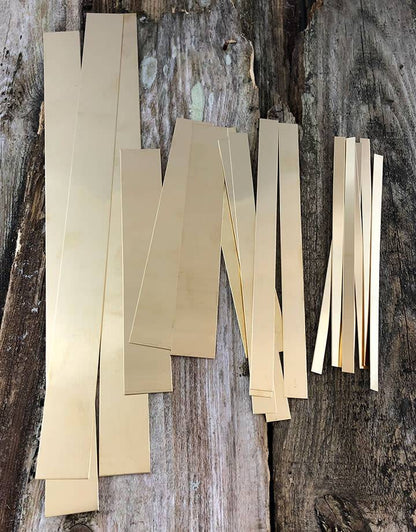 BS16 = Rich Brass Sheet & Strips 16ga (Choose Size)