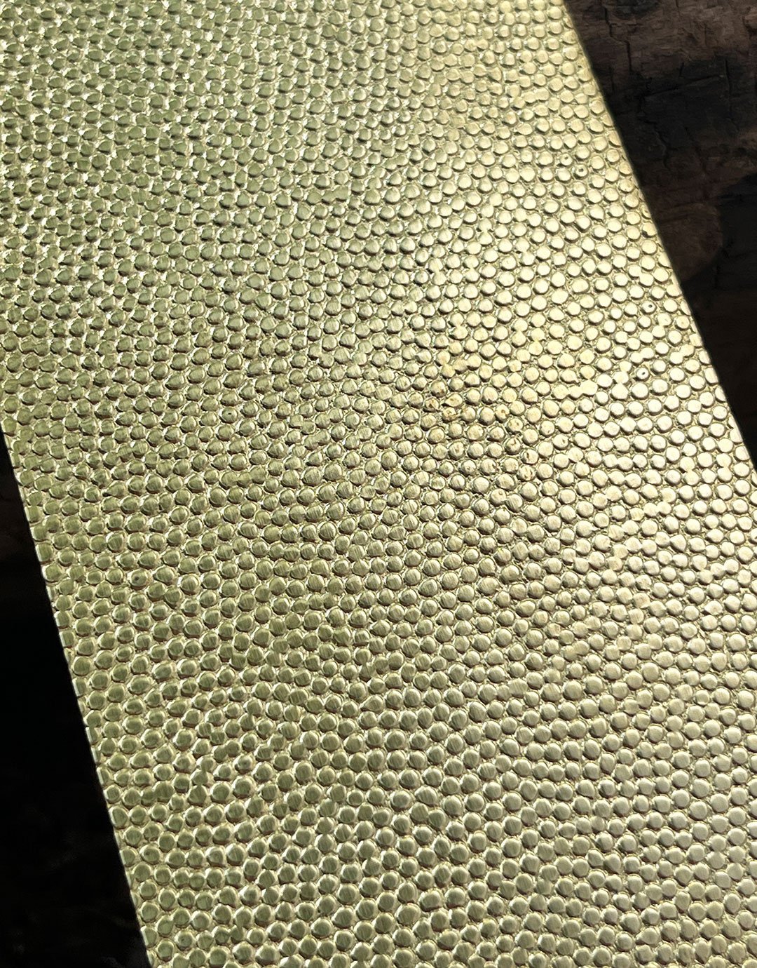 XSP203 = Pattern Metal Sheet "Bubbles" 2-1/2" wide 24ga