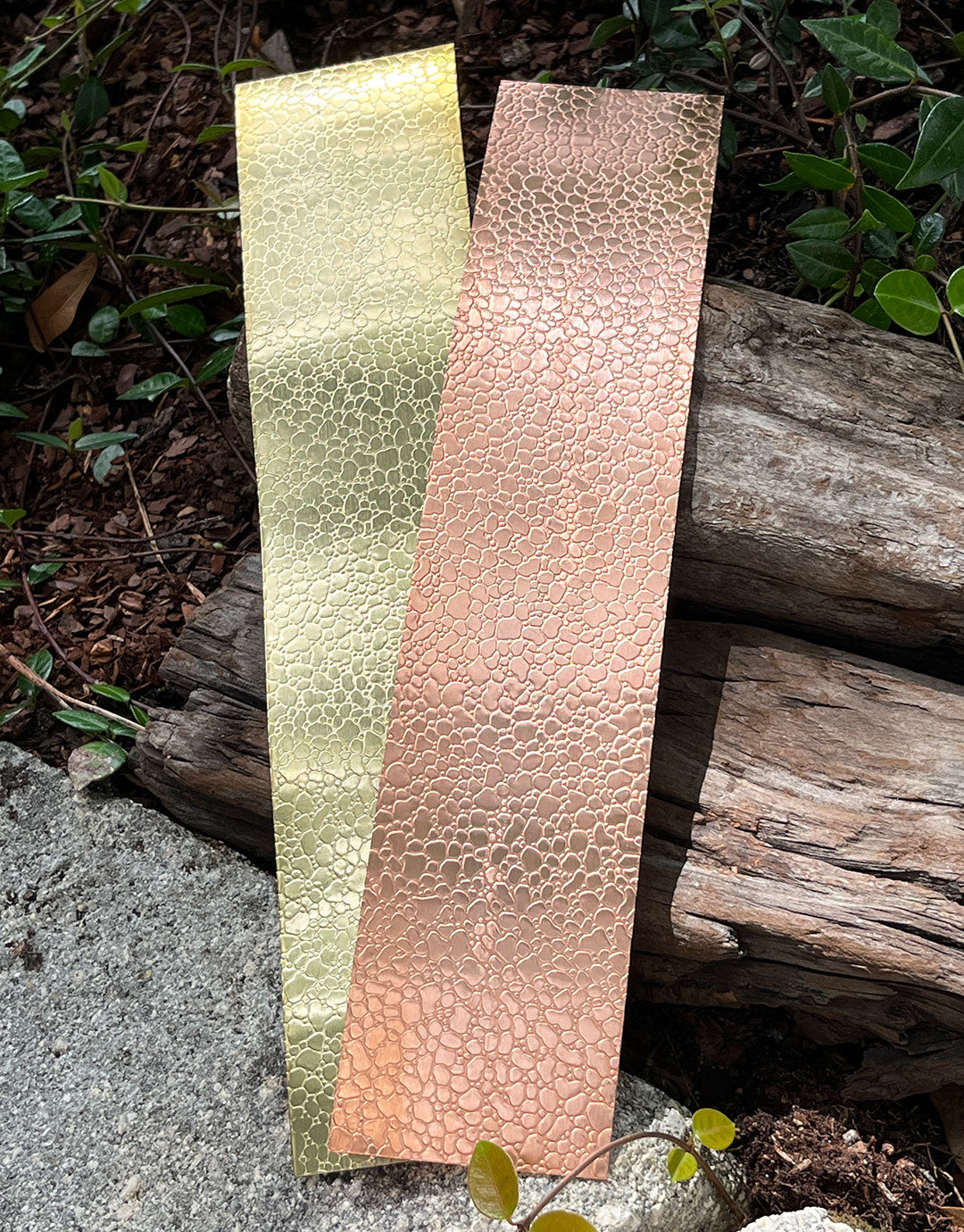 XSP209 = Pattern Metal Sheet "Small & Large Raindrop" 2-1/2" wide 24ga