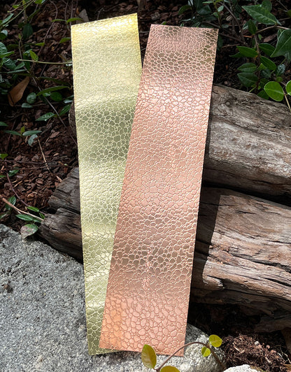 XSP209 = Pattern Metal Sheet "Small & Large Raindrop" 2-1/2" wide 24ga