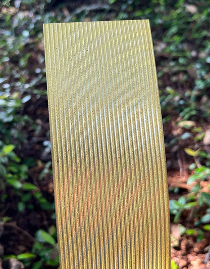 BSP220 "Striped 2" Patterned Brass Sheet 2-1/2" Wide