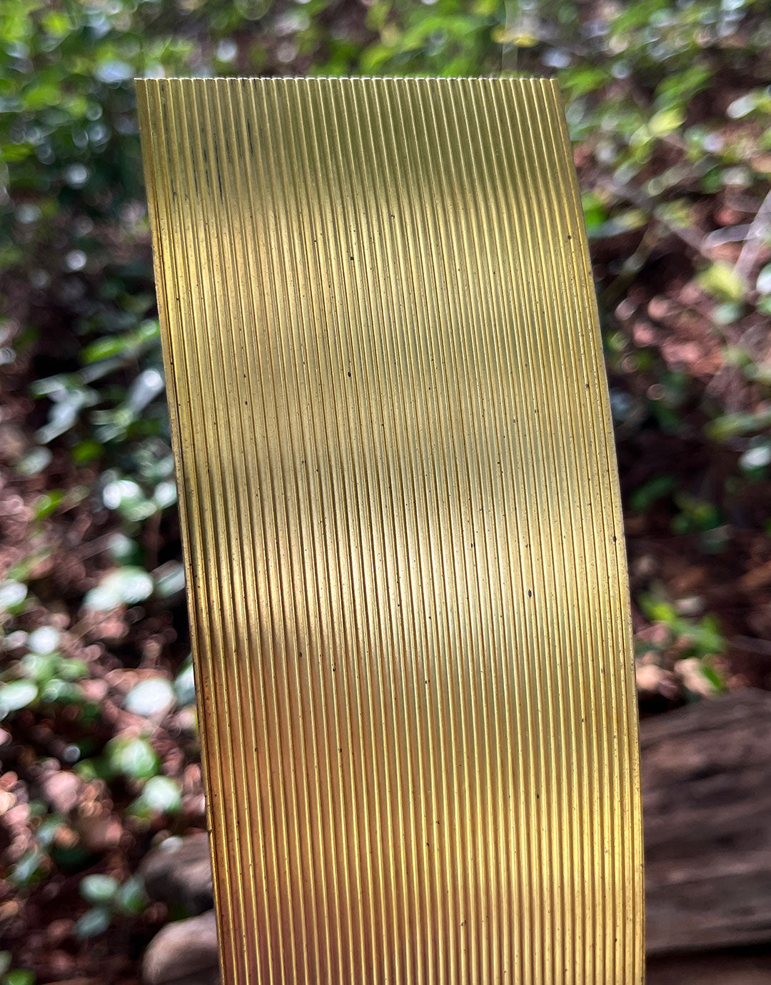 BSP222 "Striped 4" Patterned Brass Sheet 2-1/2" Wide