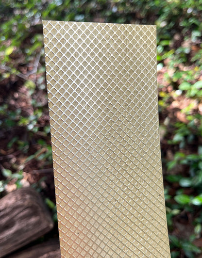 BSP224 "Checker" Patterned Brass Sheet 2-1/2" Wide