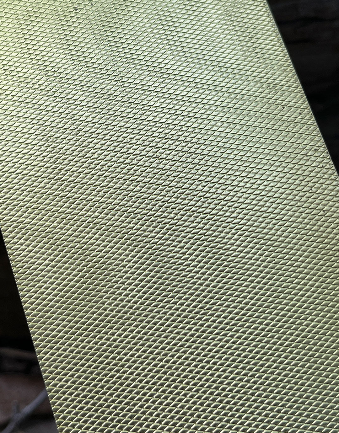 BSP230 "Zig Zag" Patterned Brass Sheet 2-1/2" Wide